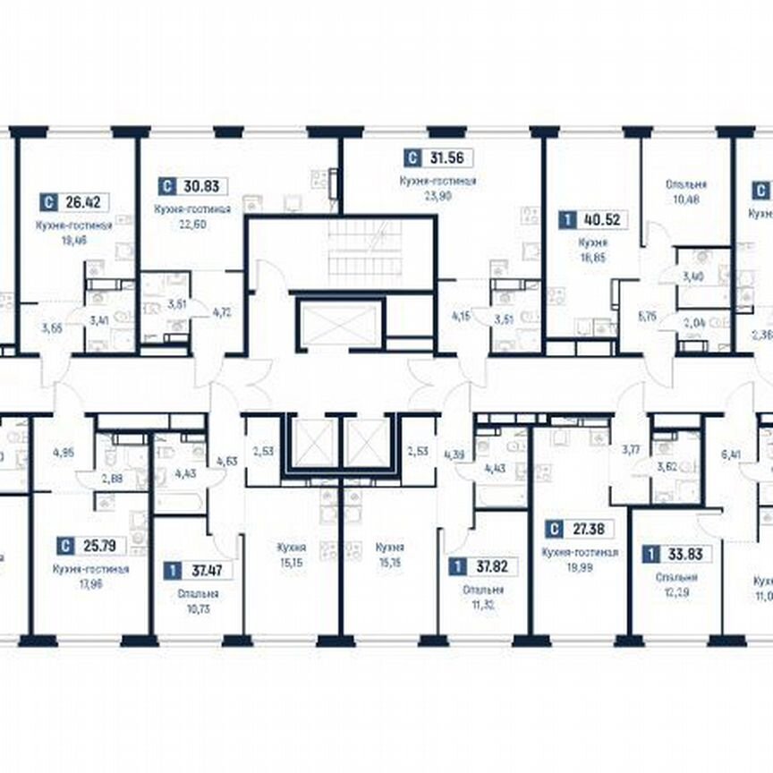 Квартира-студия, 28,8 м², 14/18 эт.