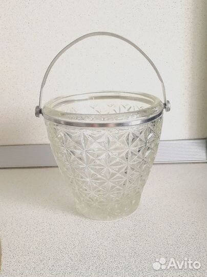 Сахарница/ конфетница стеклянная СССР