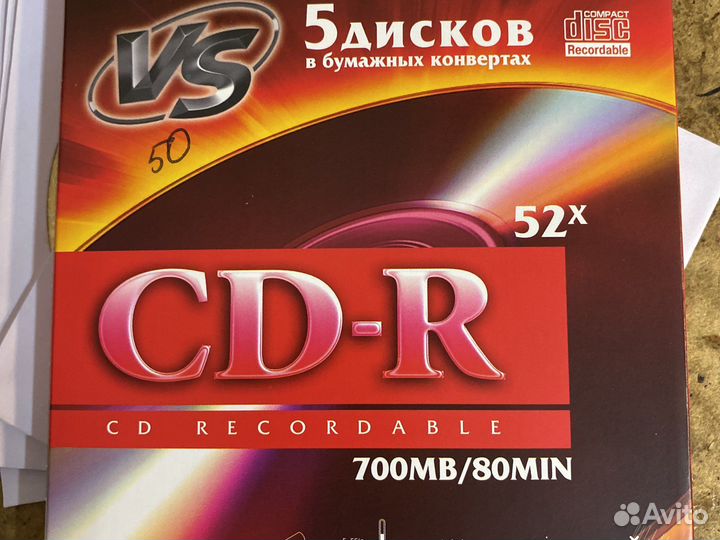 Диск Cd-r, болванка, DVD-R