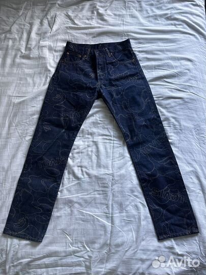 Джинсы Levi's x A Bathing Ape 501'93 Оригинал