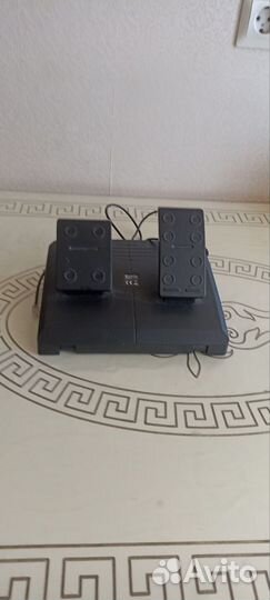 Игровой руль с педалями для пк и приставок