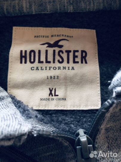 Hollister толстовка/зип худи XL