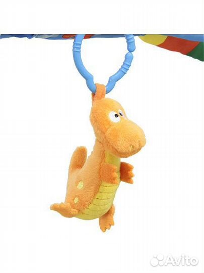 Развивающий детский коврик Динозаврики