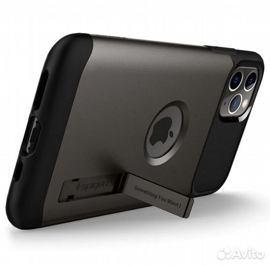 Чехол Spigen Slim Armor Gunmetal iPhone 11 Pro Max