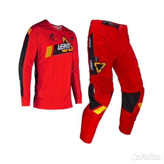 Кросс-Эндуро Форма Leatt 3.5 Ride Kit Red 2024