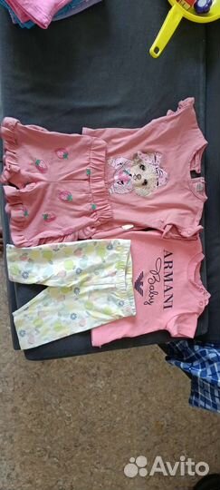 Вещи пакетом на девочку 12-18мес