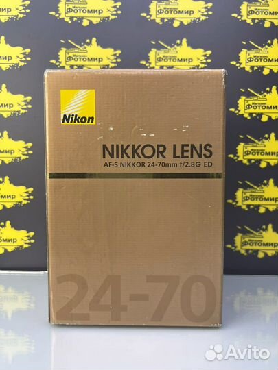 Nikon 24-70mm f/2.8 G новый в упаковке