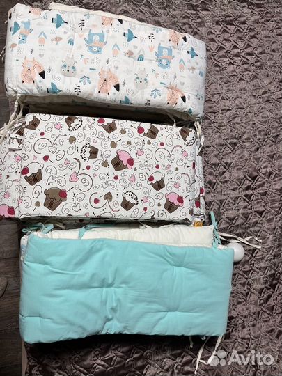 Бортики в кроватку