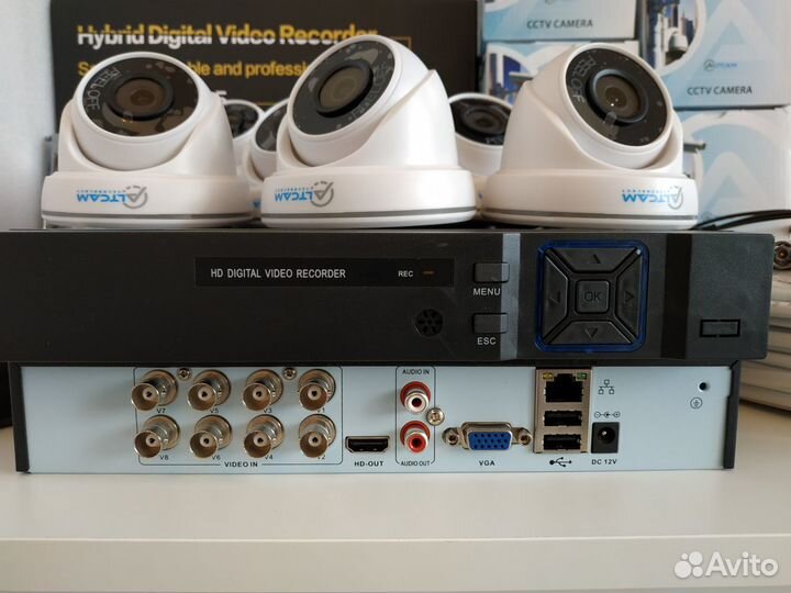 Комплекты видеонаблюдения 5Мегап.на 6 камер Altcam