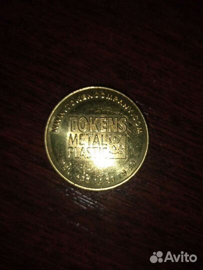 Монеты железо tokens metal S plastic