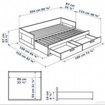 Кровать кушетка IKEA