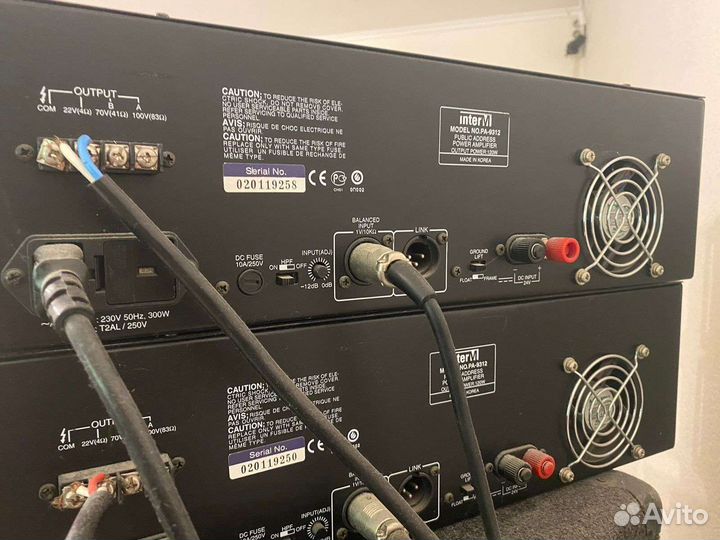 Сателлиты, концертные колонки + Усилитель