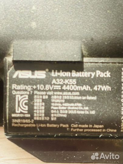 Аккумулятор для ноутбука asus,acer,toshiba