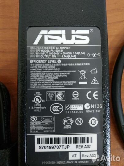 Блок питания для ноутбука asus