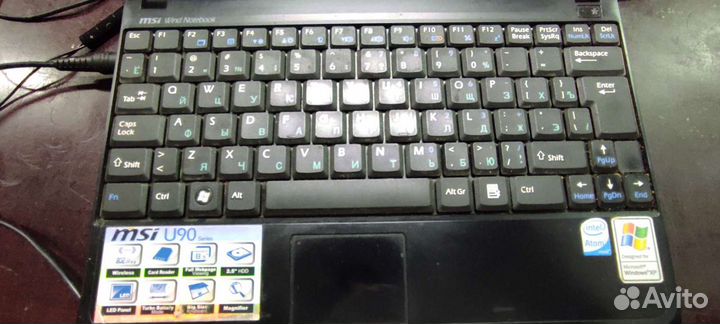 Нетбук msi u90 series