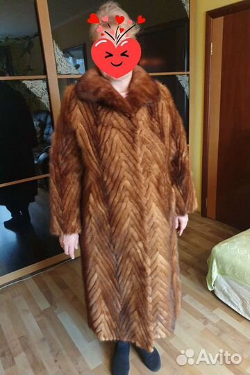 Шуба норковая из кусочков