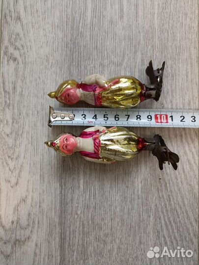 Елочные игрушки СССР на прищепке