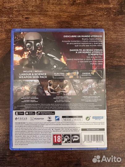 Atomic heart ps5 диск