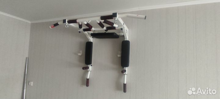 Турник 3 в 1 + гриф + блины+ скамья для жима