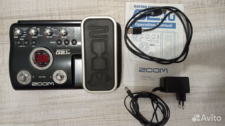 Гитарный процессор zoom g2.1u