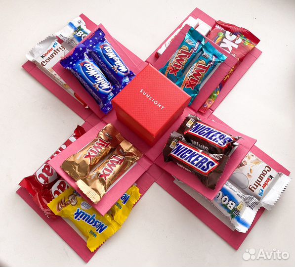 Коробка Сюрприз из конфет Упаковка