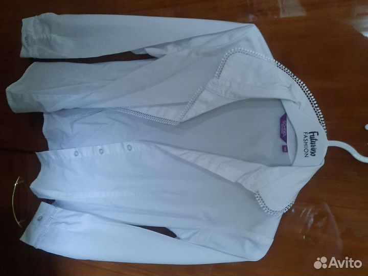 Рубашка белая для девочки