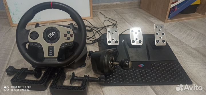 Игровой руль dexp wheelman pro gt