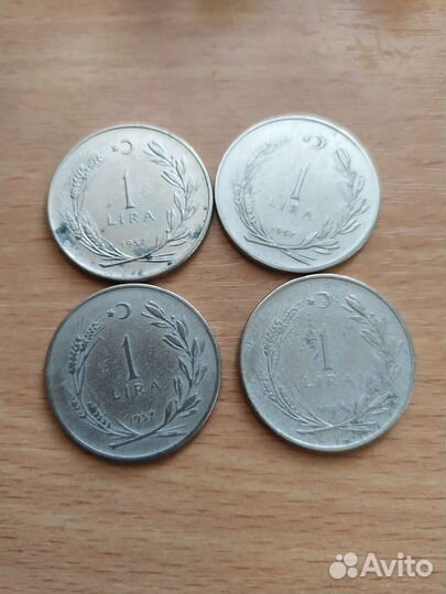 1 лира турция 1957