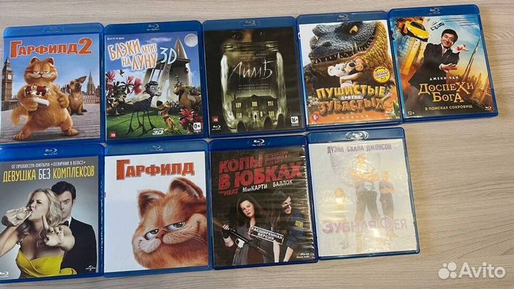 Разные фильмы на Bluray дисках
