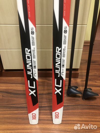 Беговые лыжи подростковые 160