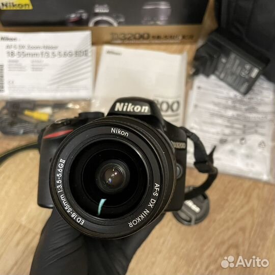 Зеркальный фотоаппарат nikon d3200 18-55 kit ED II
