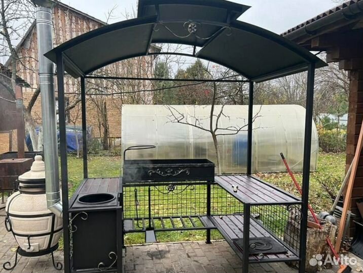 Мангал в стиле лофт