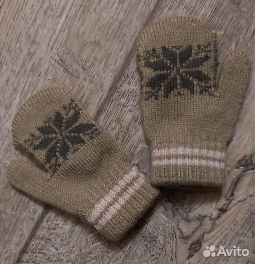 Шапки и варежки для девочки от 1 года до 3-х лет