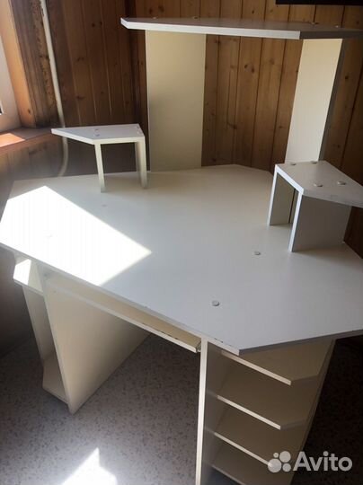 Компьютерный стол белый бу