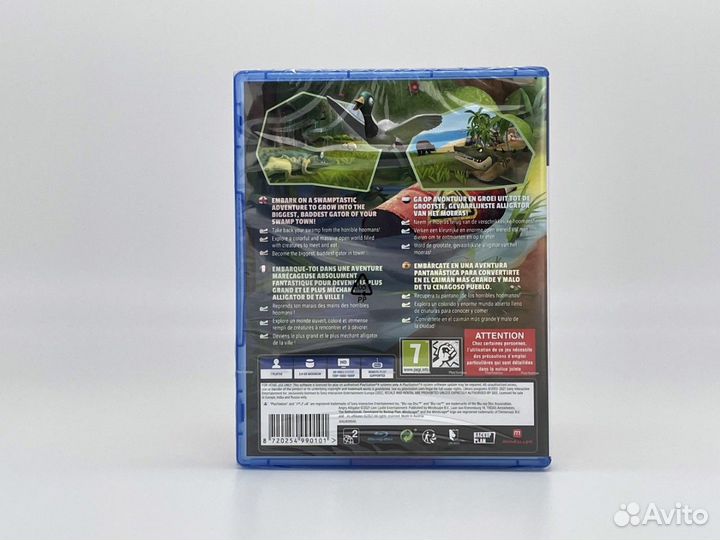 Angry Alligator (PS4 видеоигра, английская в Новый