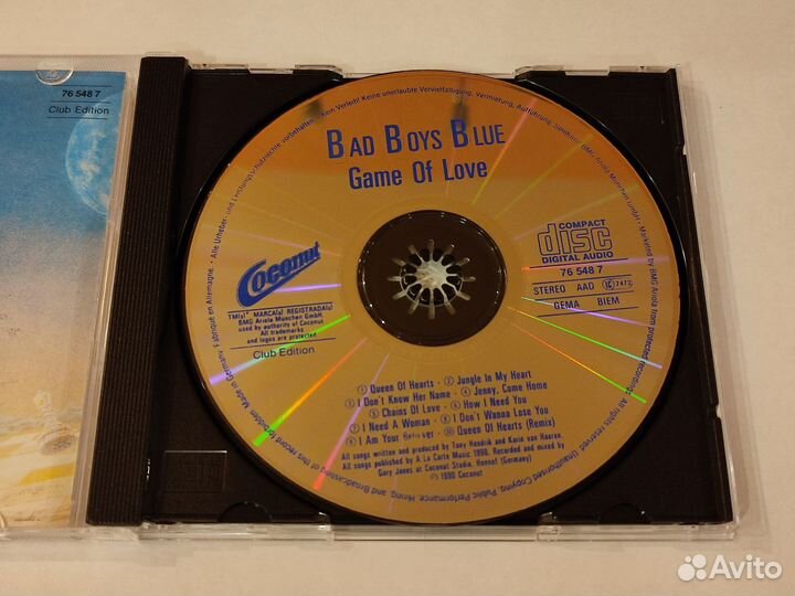 Cd Bad Boys Blue - Game Of Love