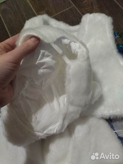 Карнавальный костюм белый медведь