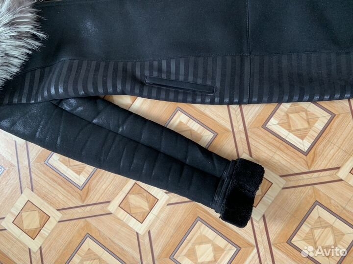 Дубленка искусственная женская 42