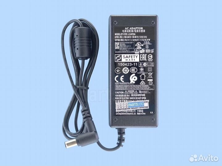 Блок питания для монитора LG 19V 1.7A 6.5x4.4mm 32