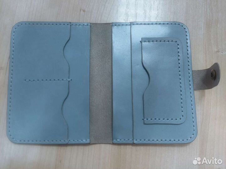 Обложка для документов натуральная кожа