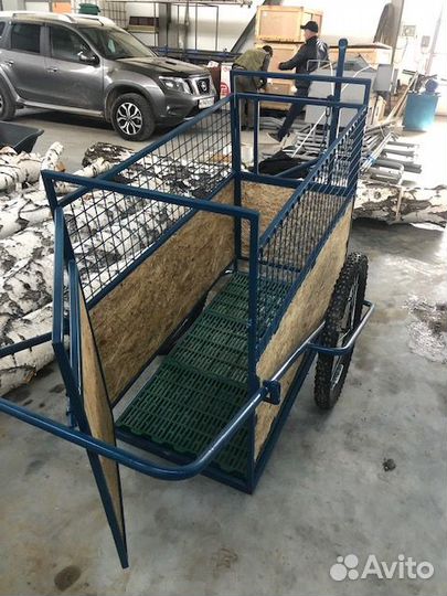 Тележка для перевозки телят