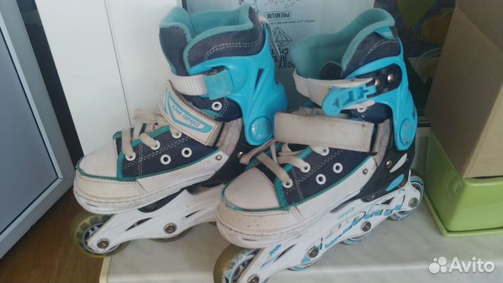 Ролики детские rider blue