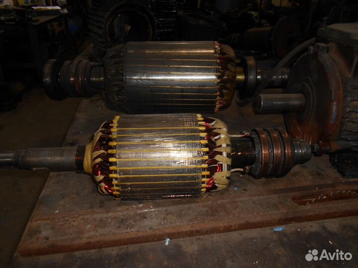 Ремонт электродвигателей, катушек, замена подшипн