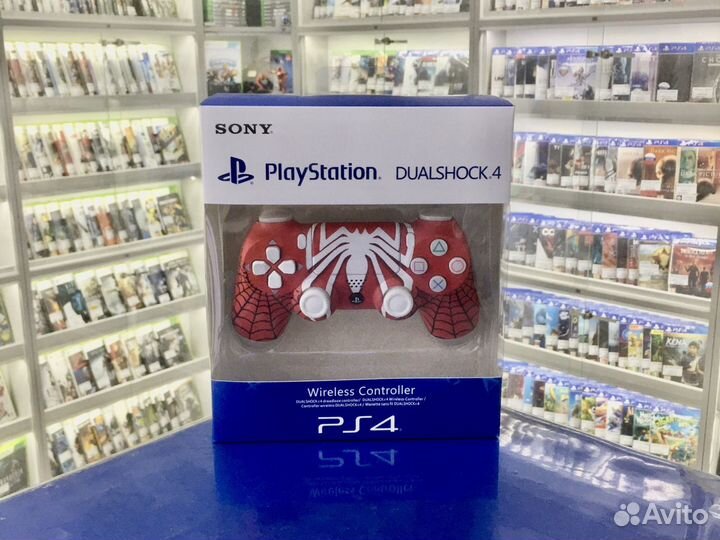 Джойстик ps4 «Человек паук»