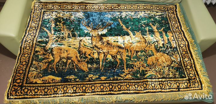 Ковер плюшевый СССР Винтаж