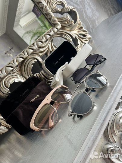 Очки женские, 3 пары: Tom Ford, Marc Jacobs, Dior