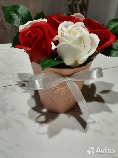 Цветы из мыла