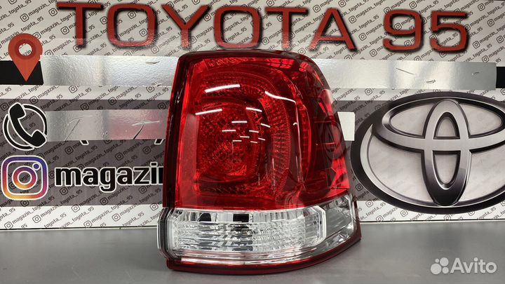 Фонарь задний правый toyota LC 200