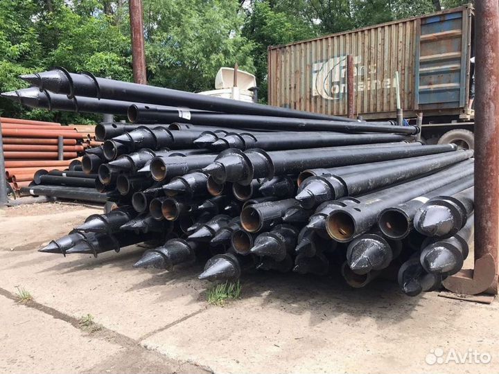 Винтовые сваи из трубы нкт