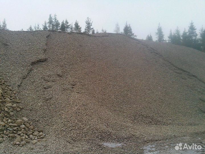 Песок щебень отсев